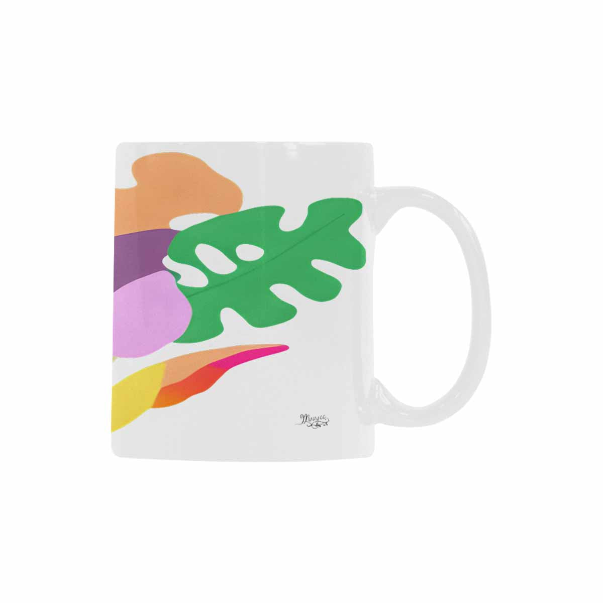 Quality Mug, coffee mug, tea cup, Bright florals, Set 2, design 82