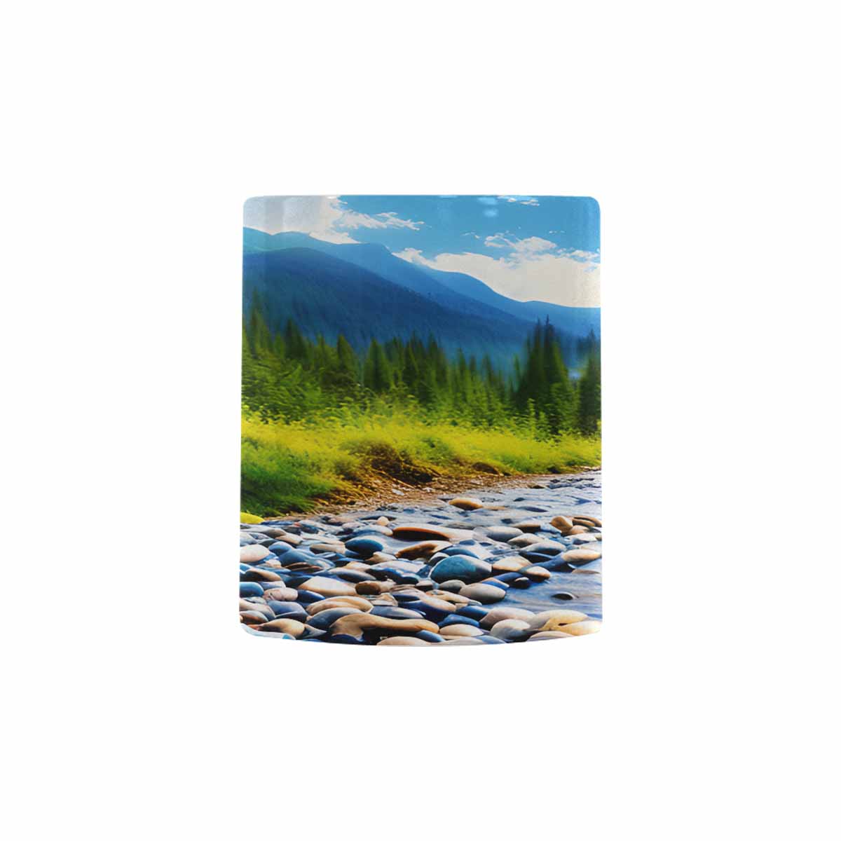 Rivers & Mountains Landscape mugs, set 1 design 13