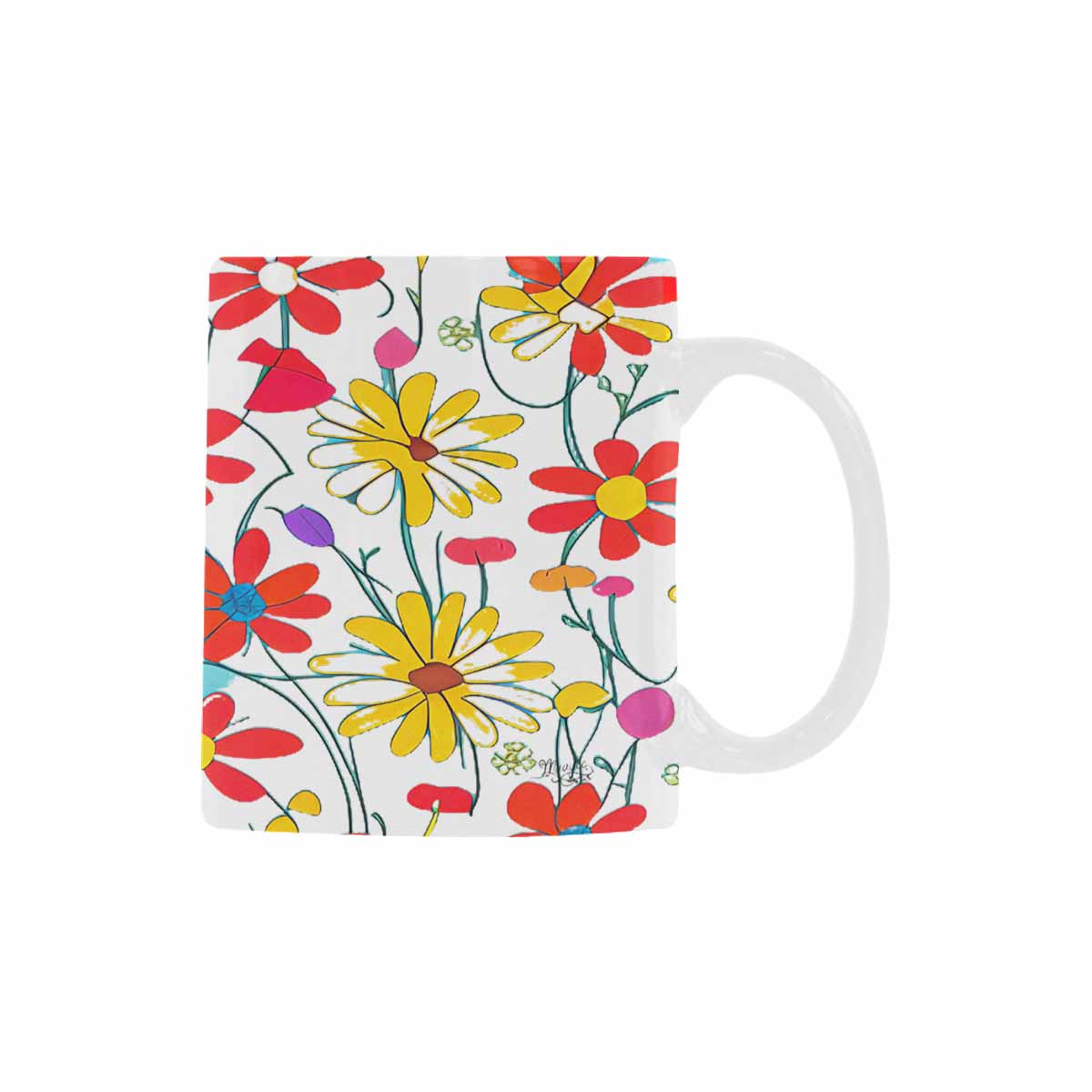 Quality Mug, coffee mug, tea cup, Set 1A, Mixed Floral design 41