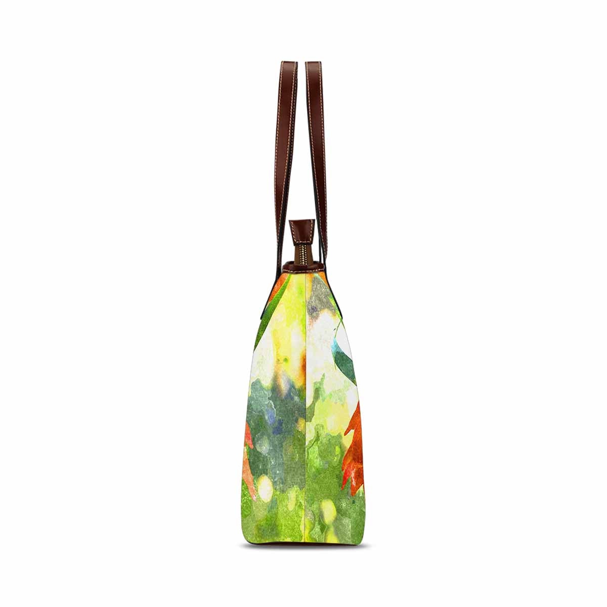 Classic Fabric handbag, watercolor floral, design 182