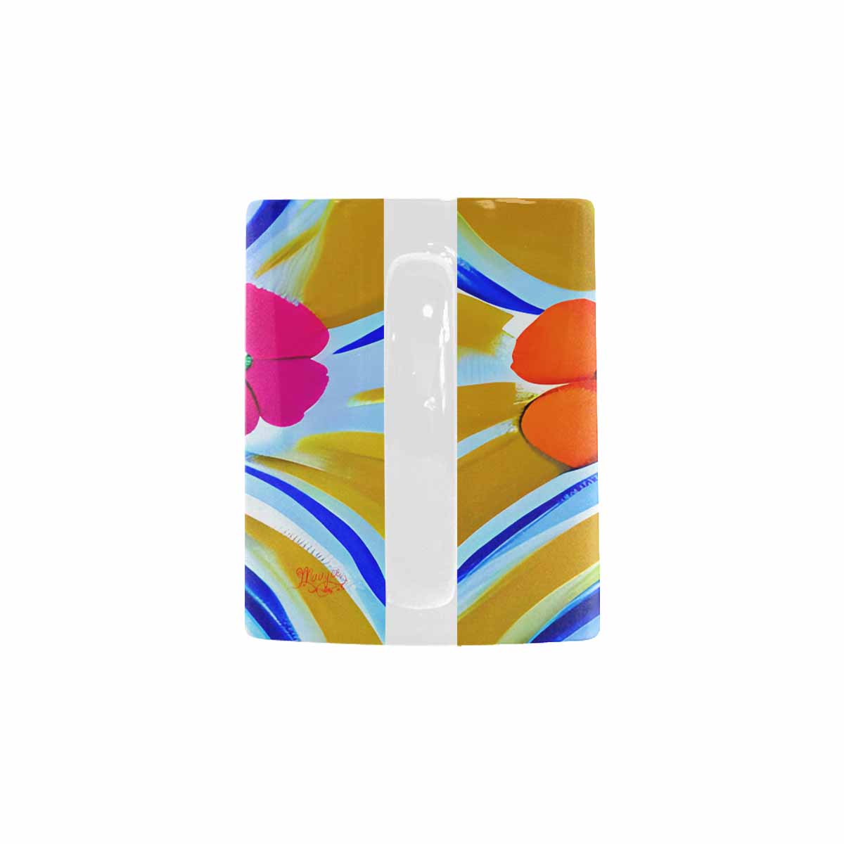Quality Mug, coffee mug, tea cup, Bright florals, Set 1, Design 73