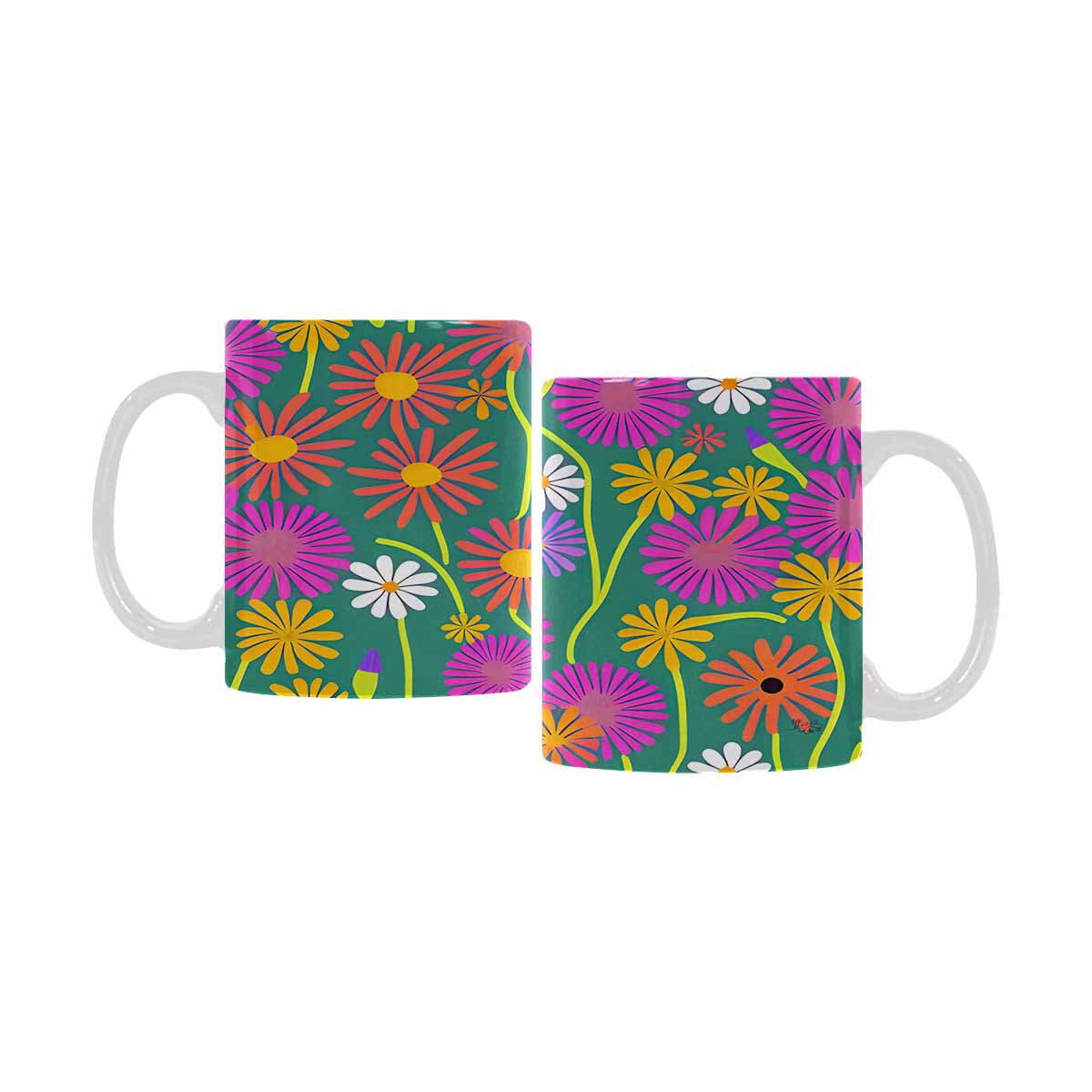 Quality Mug, coffee mug, tea cup, Set 1, Mixed Floral design 40