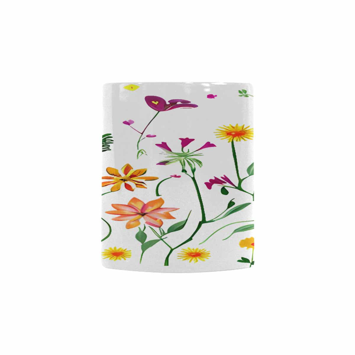 Quality Mug, coffee mug, tea cup, Bright florals, Set 2, design 69