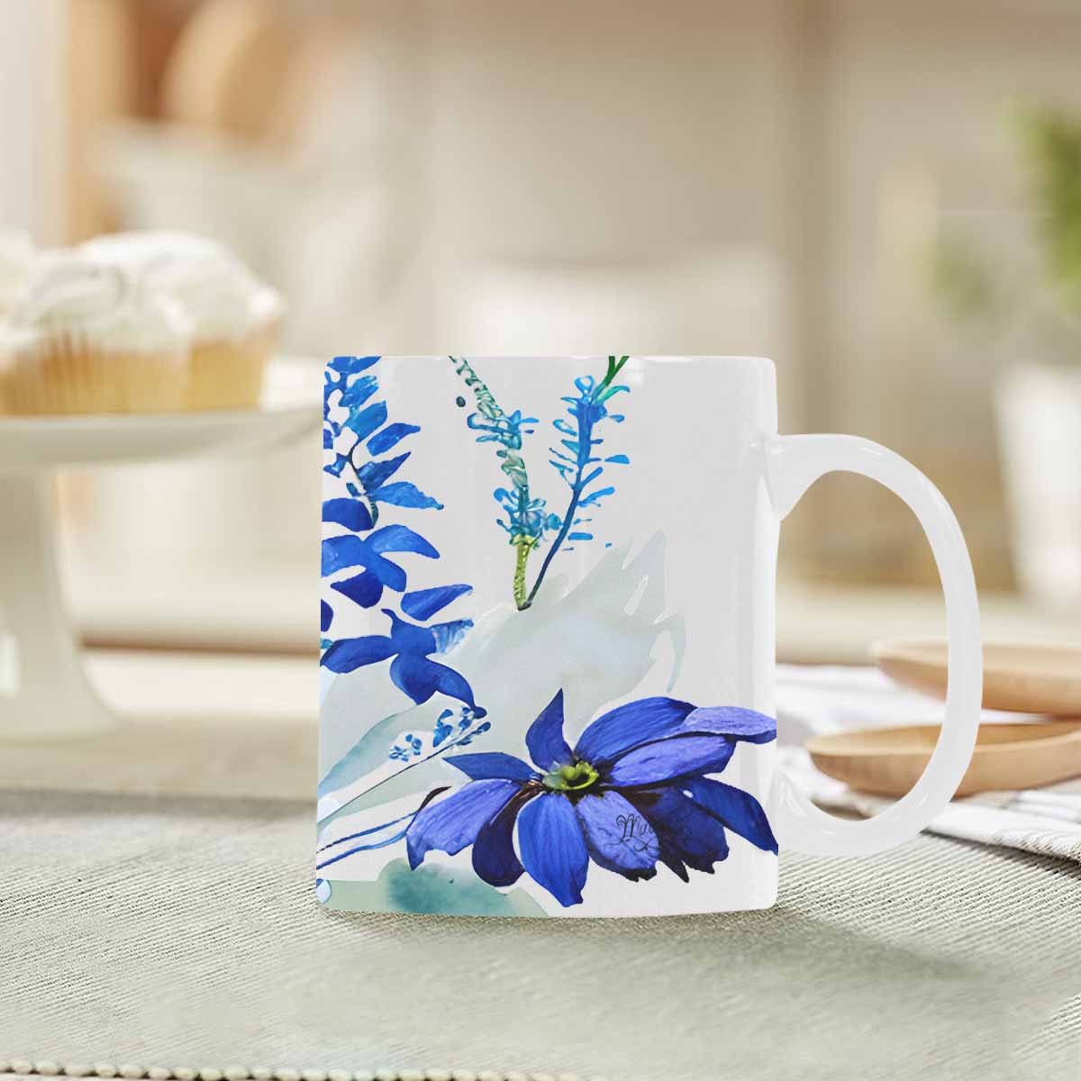 Quality Mug, coffee mug, tea cup, Bright florals, Set 1A, Design 26