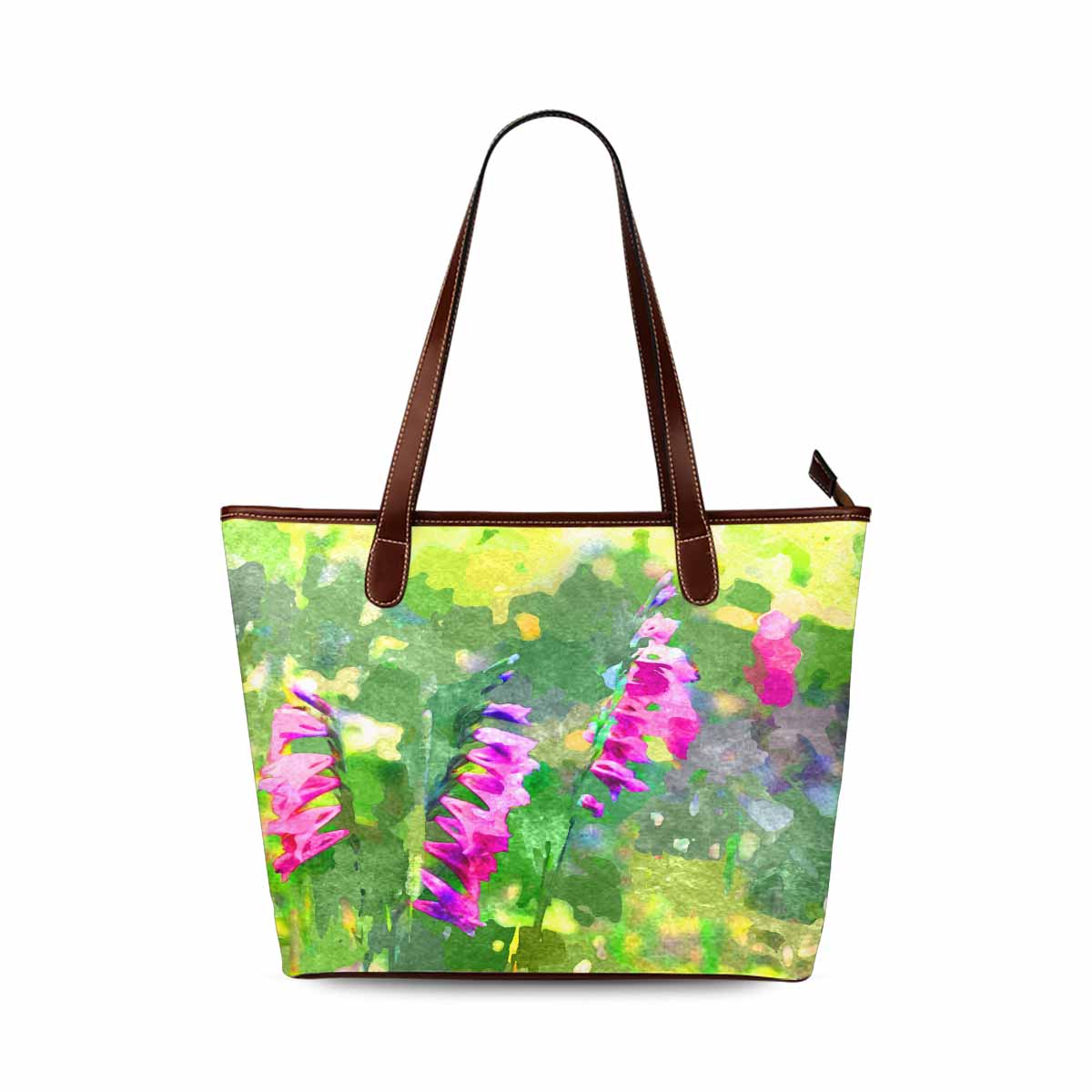 Classic Fabric handbag, watercolor floral, design 118