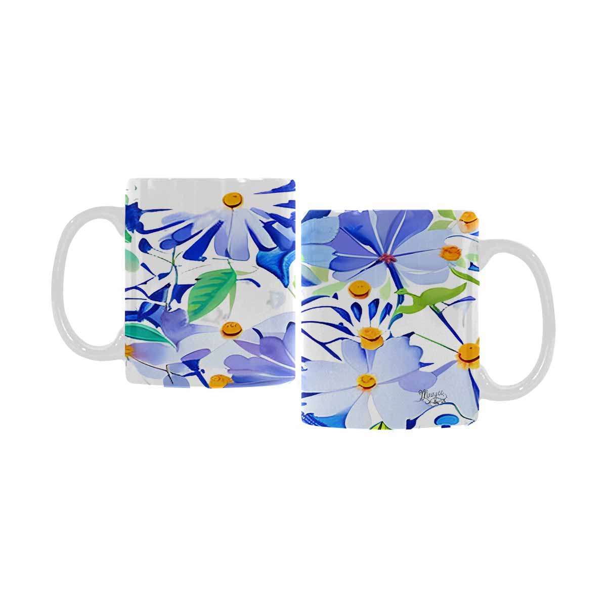 Quality Mug, coffee mug, tea cup, Bright florals, Set 1A, Design 39