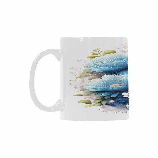 Quality Mug, coffee mug, tea cup, Bright florals, Set 2, design 23
