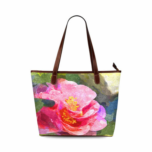 Classic Fabric handbag, watercolor floral, design 20