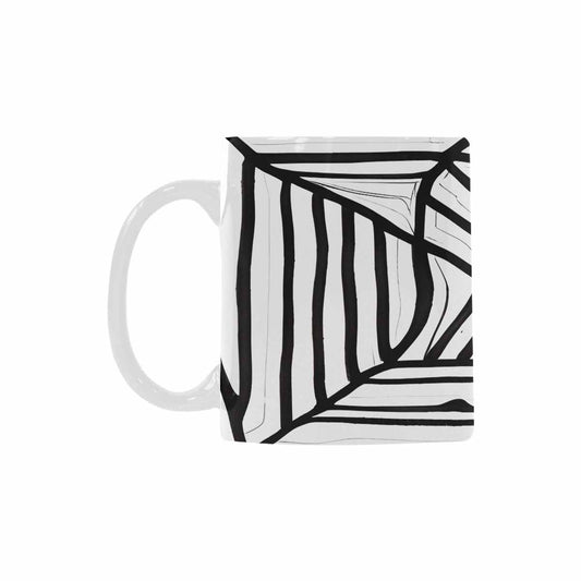 Quality Mug, coffee mug, tea cup, B & W Abstract, Set 1, design 55