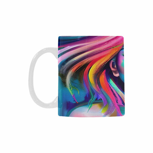 Coffee Mug, tea cup,caucasian Face, design 20