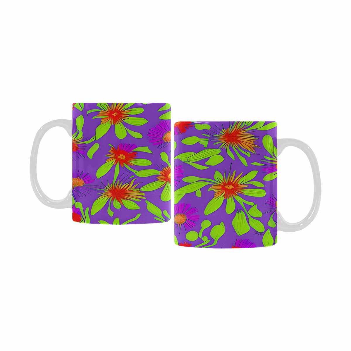 Quality Mug, coffee mug, tea cup, Set 1, Mixed Floral design 36