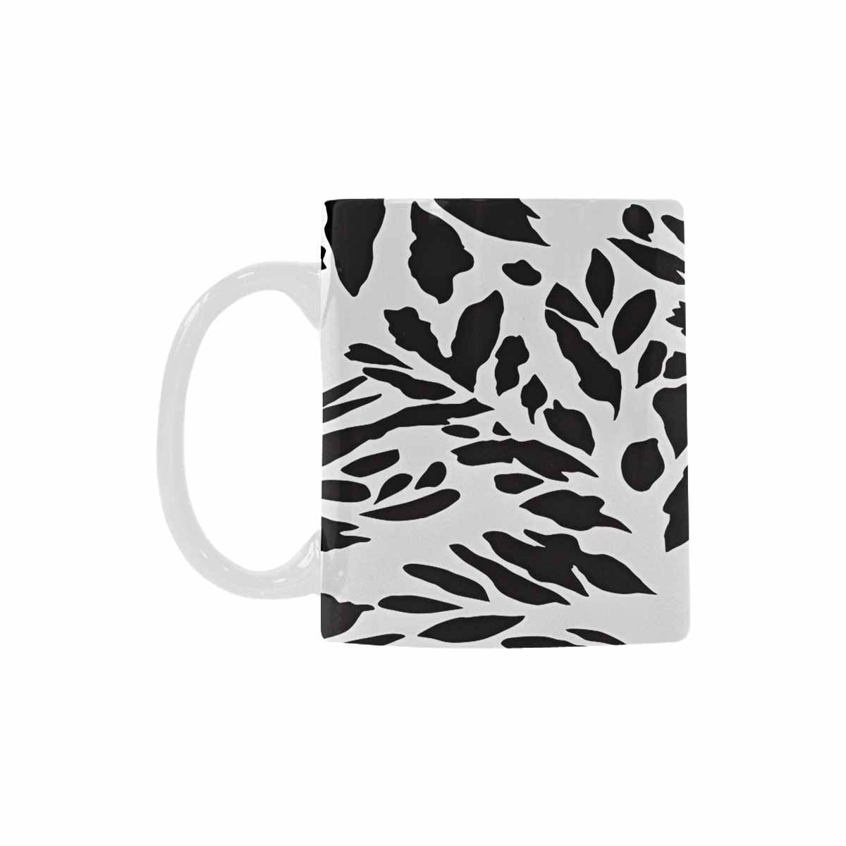 Quality Mug, coffee mug, tea cup, B & W Abstract, Set 1, design 18