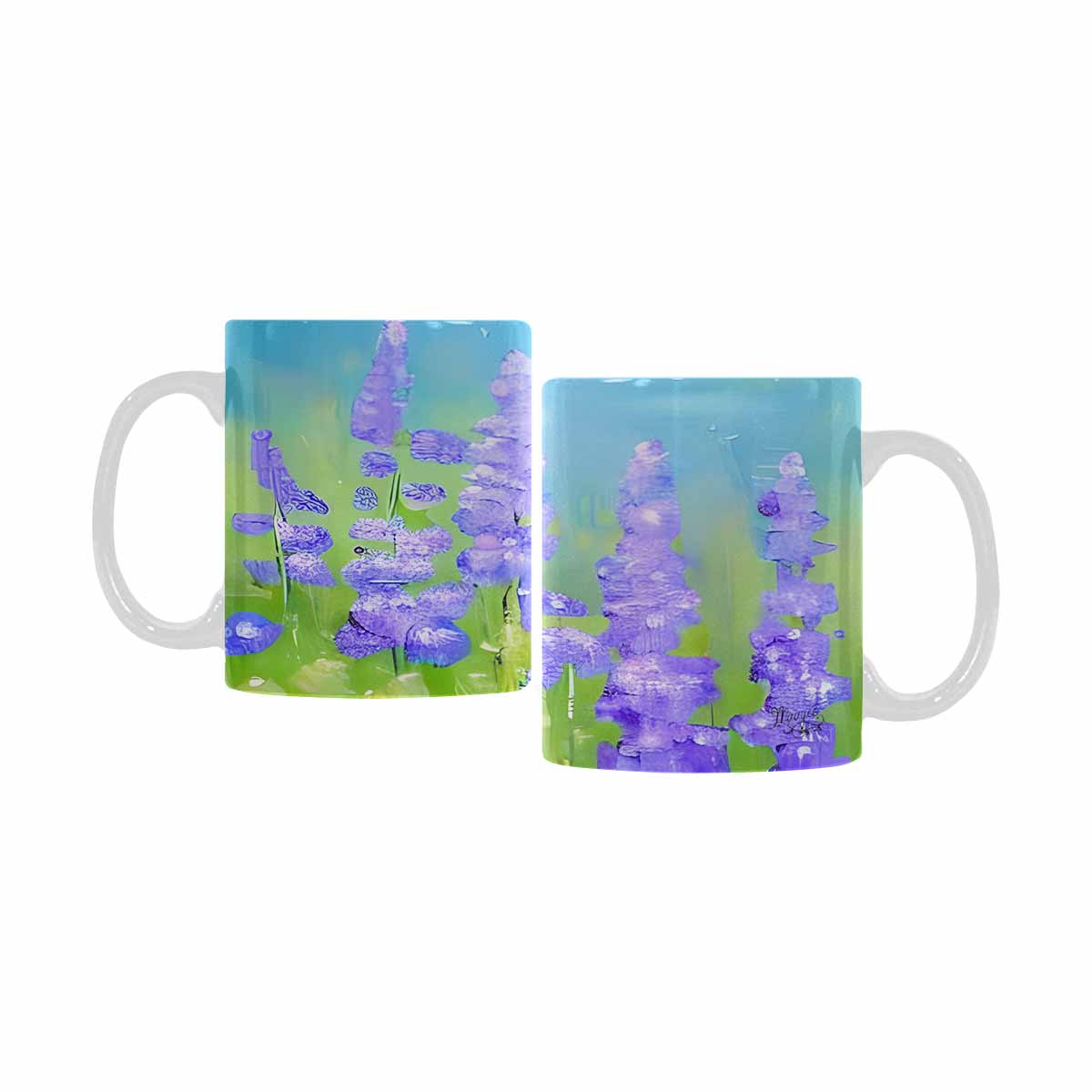 Quality Mug, coffee mug, tea cup, Bright florals, Set 1, Design 107