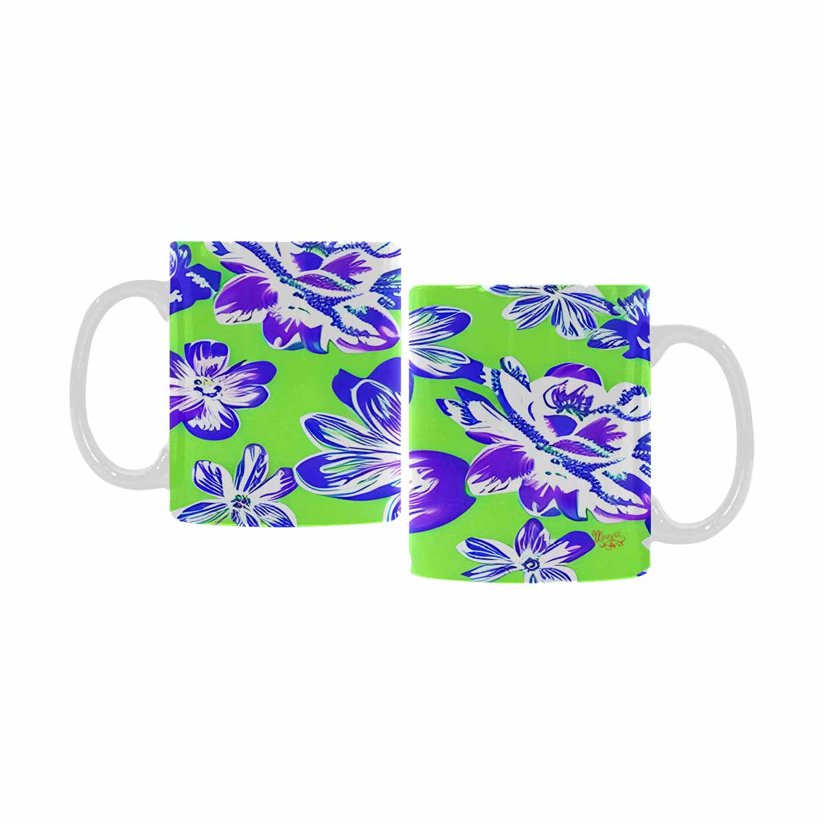 Quality Mug, coffee mug, tea cup, Bright florals, Set 1, Design 154