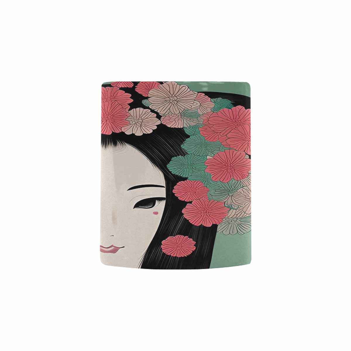 Quality Mug, coffee mug, tea cup, Asian Faces, Design 25