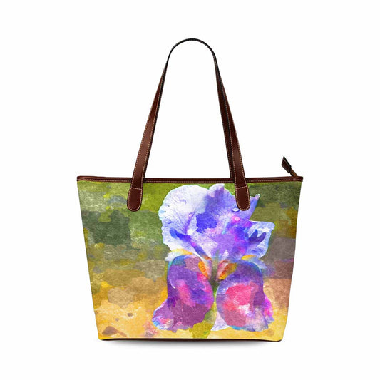 Classic Fabric handbag, watercolor floral, design 96