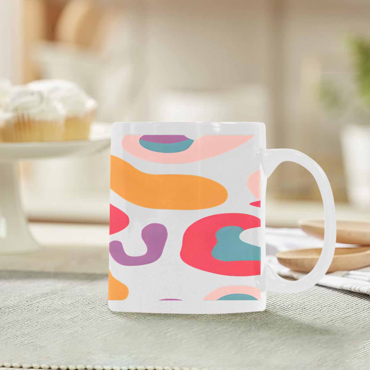 Quality Mug, coffee mug, tea cup, Bold Abstract, Set 1, design 11