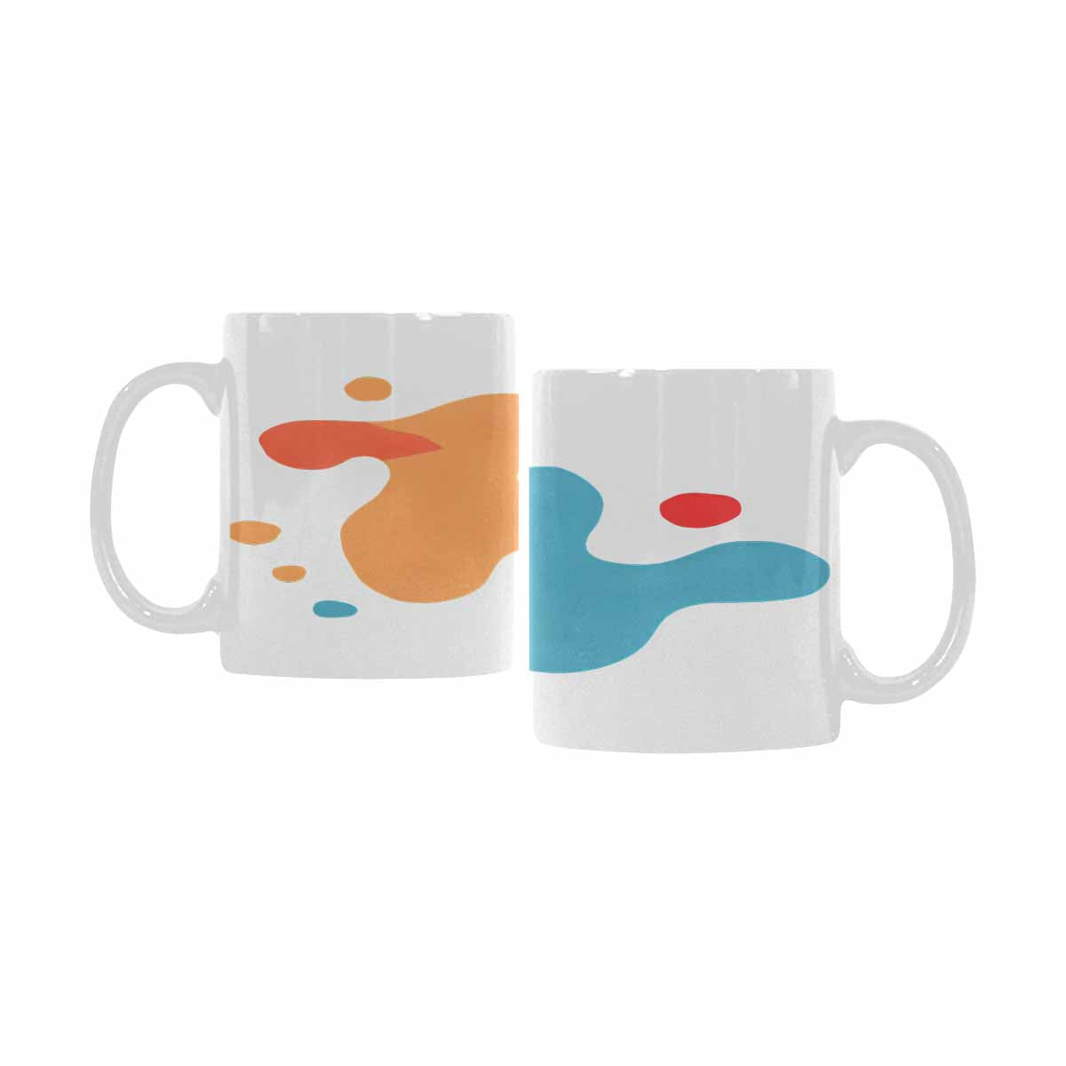 Quality Mug, coffee mug, tea cup, Bold Abstract, Set 1, design 7