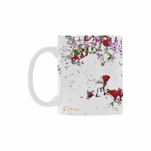 Quality Mug, coffee mug, tea cup, Bright florals, Set 1A, Design 3