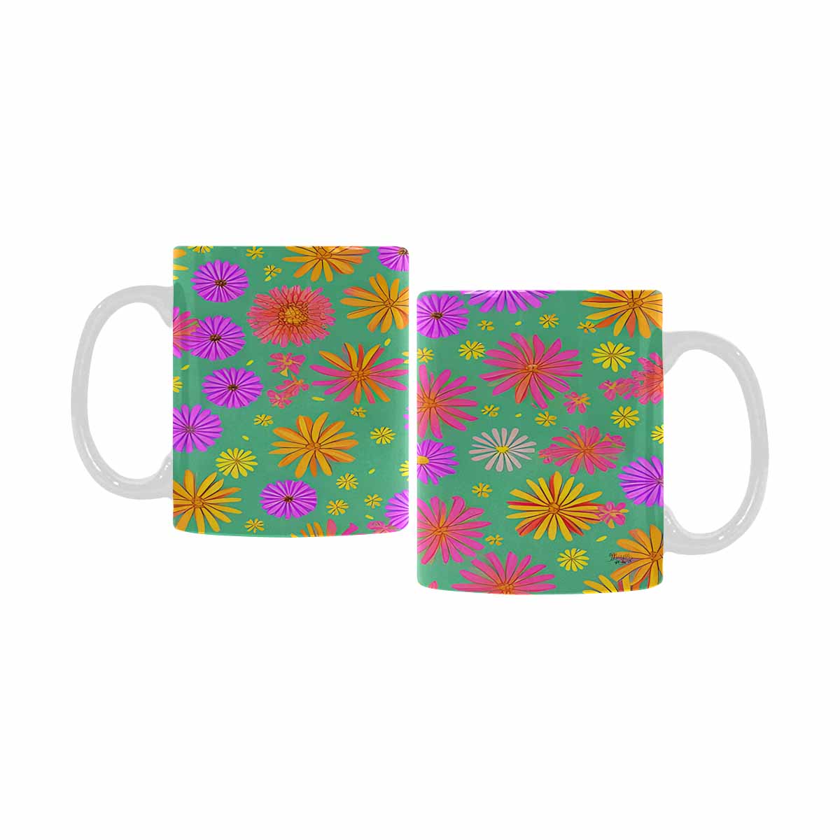 Quality Mug, coffee mug, tea cup, Set 1, Mixed Floral design 42