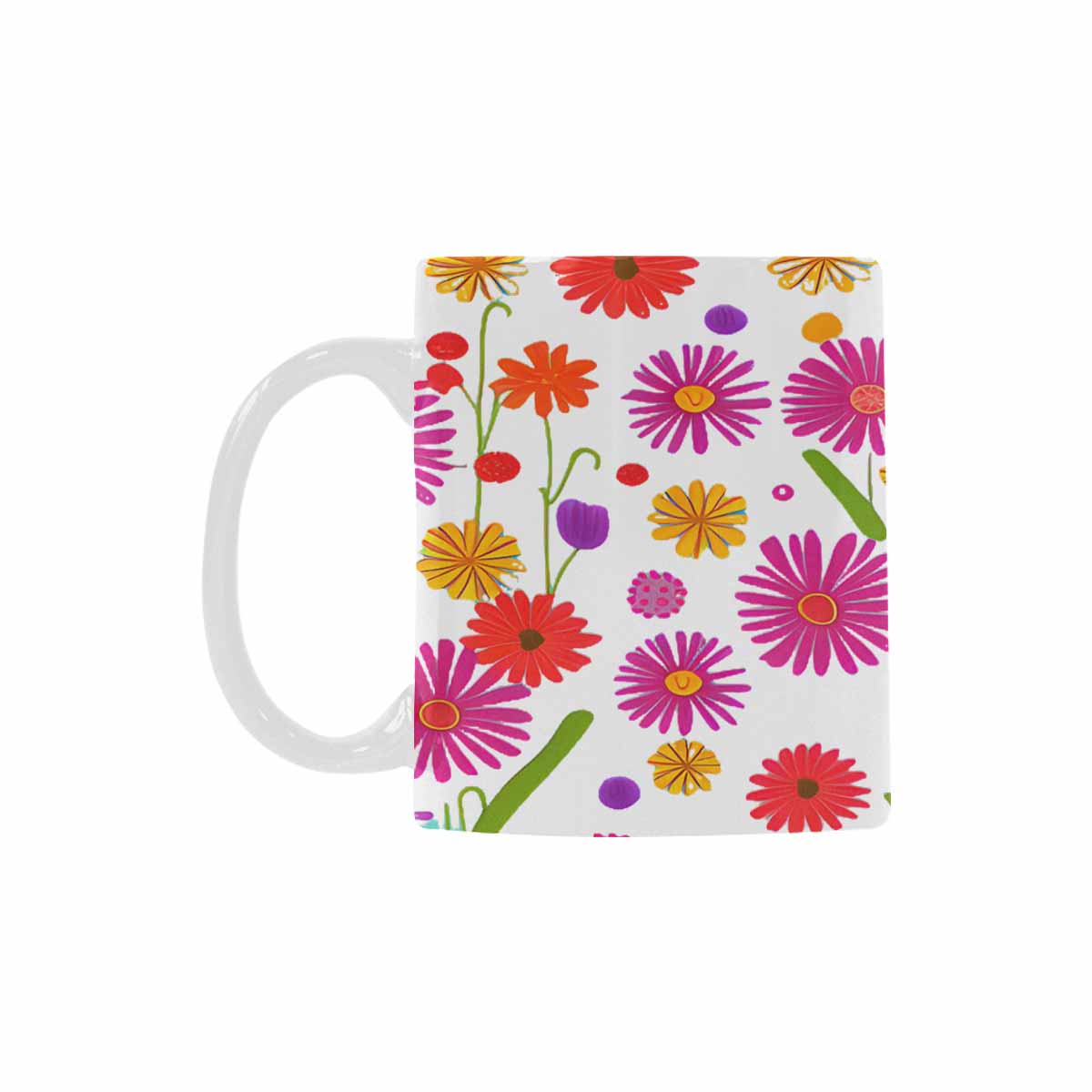 Quality Mug, coffee mug, tea cup, Set 1A, Mixed Floral design 17