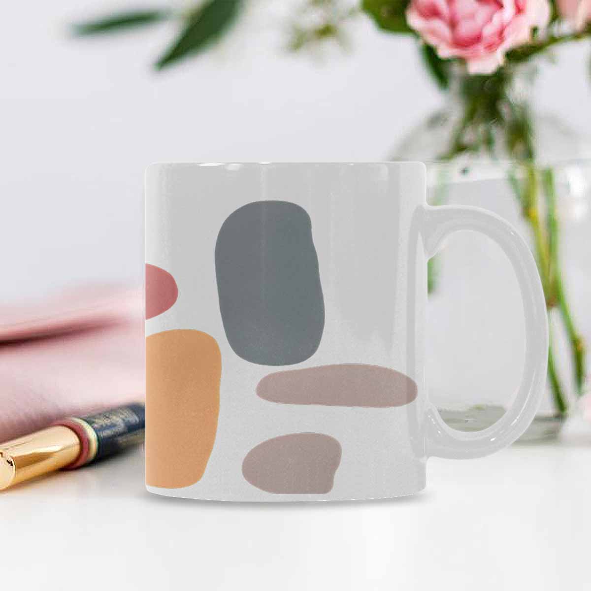 Quality Mug, coffee mug, tea cup, Bold Abstract, Set 1, design 83