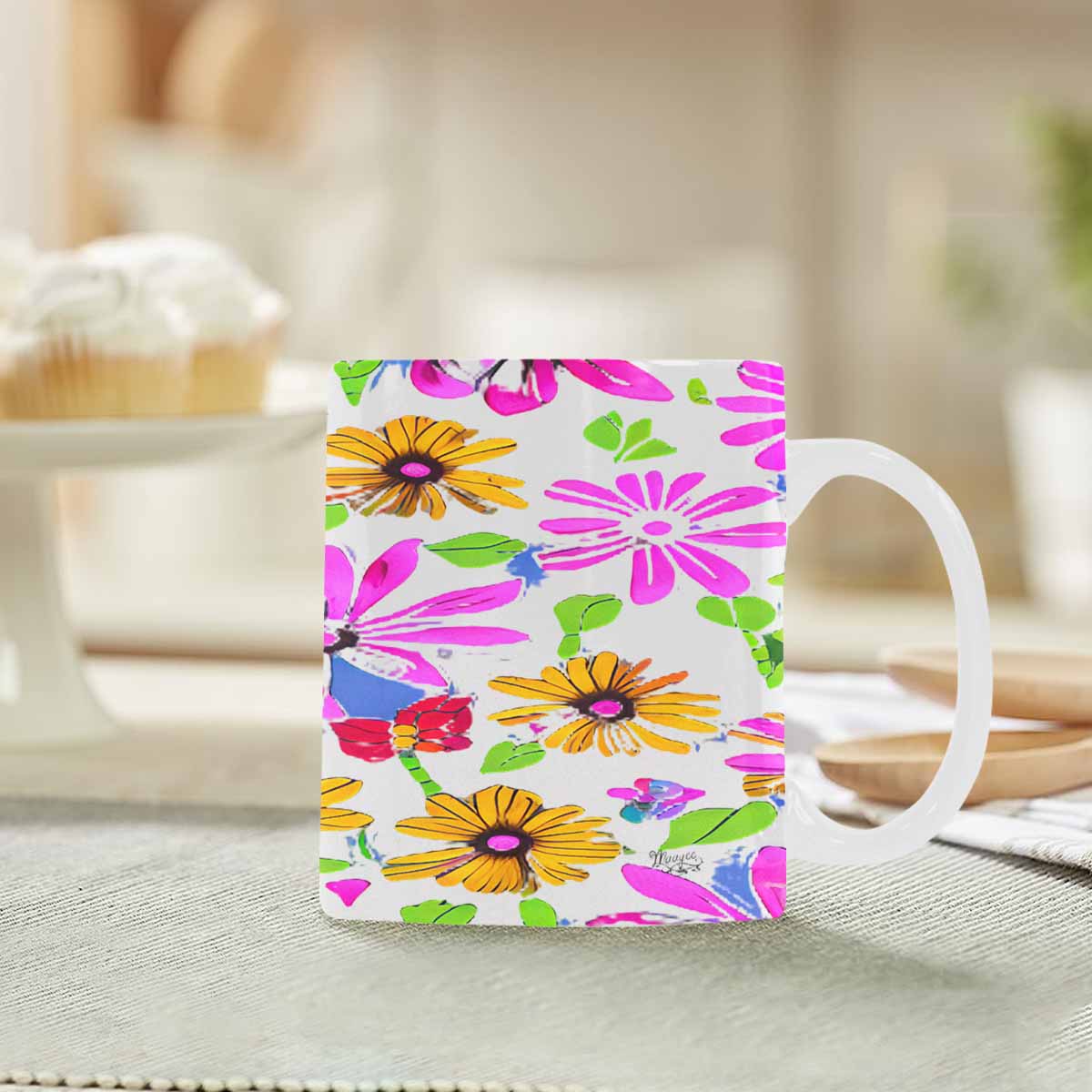 Quality Mug, coffee mug, tea cup, Set 1A, Mixed Floral design 7