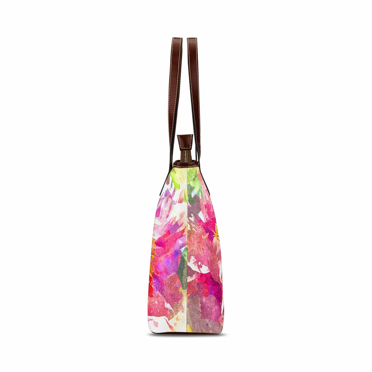 Classic Fabric handbag, watercolor floral, design 93