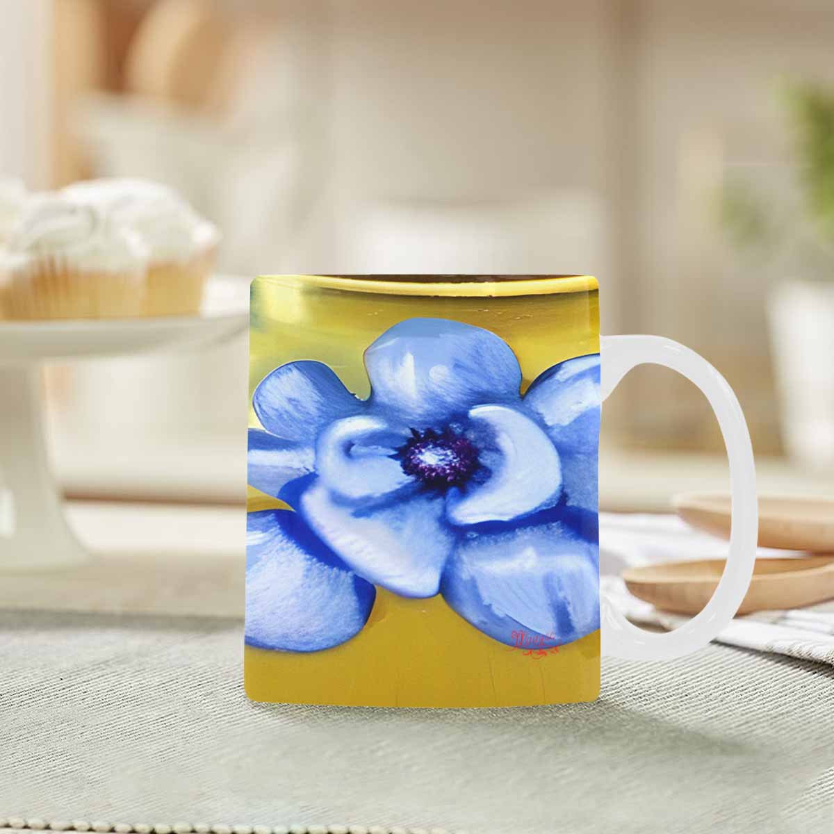 Quality Mug, coffee mug, tea cup, Bright florals, Set 1, Design 160