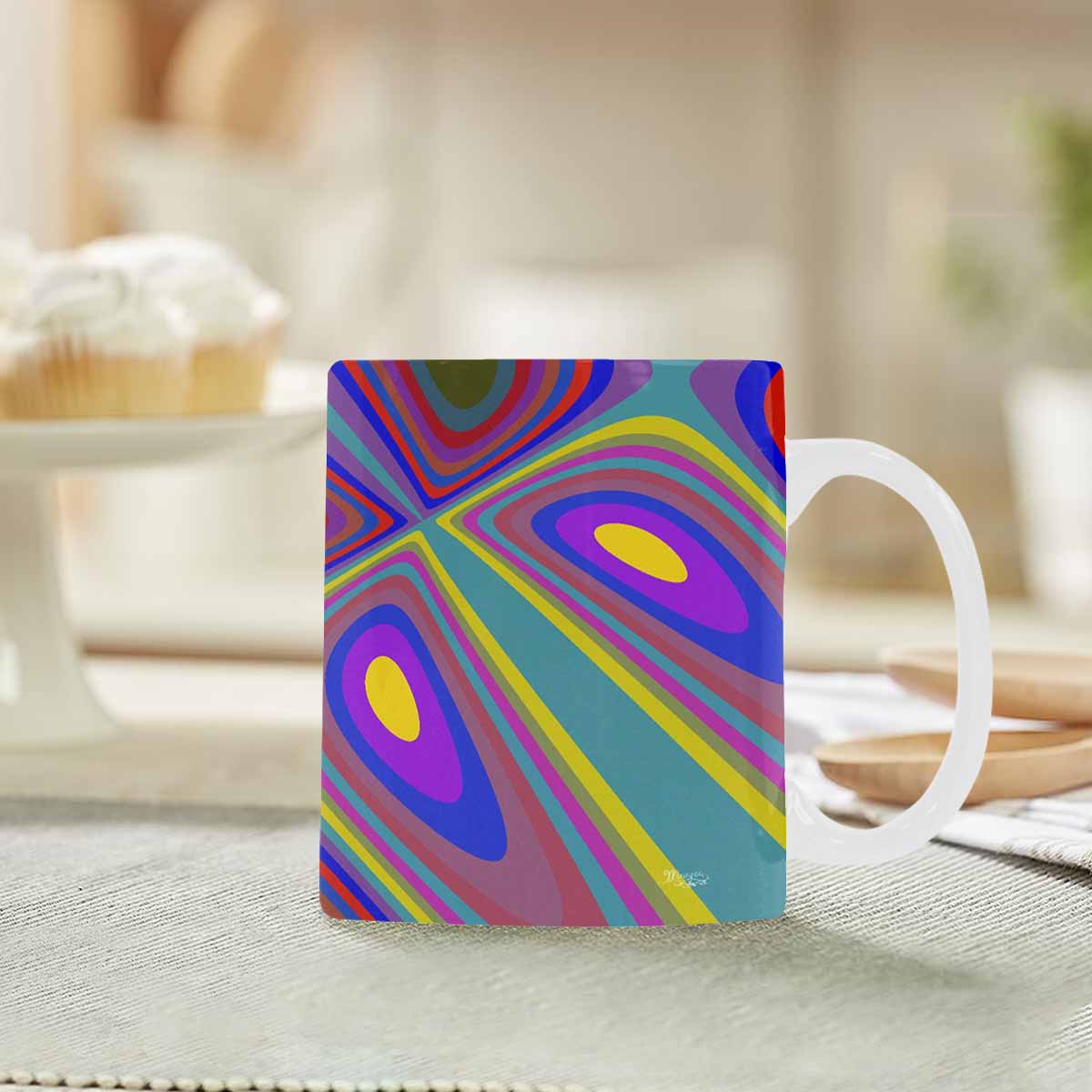 Unique Abstract design coffee mug, set 1, design 48