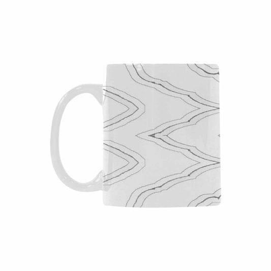 Quality Mug, coffee mug, tea cup, B & W Abstract, Set 1, design 57