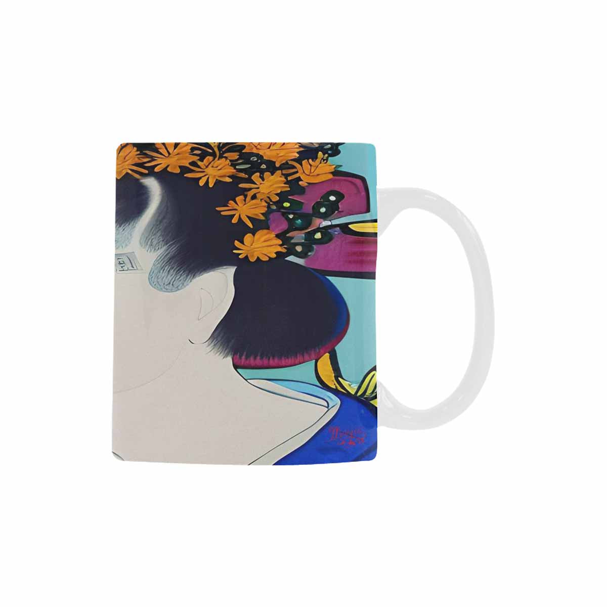 Quality Mug, coffee mug, tea cup, Asian Faces, Design 45