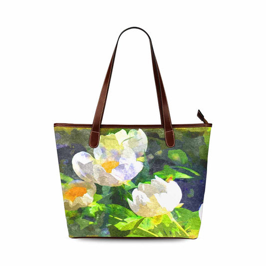 Classic Fabric handbag, watercolor floral, design 156