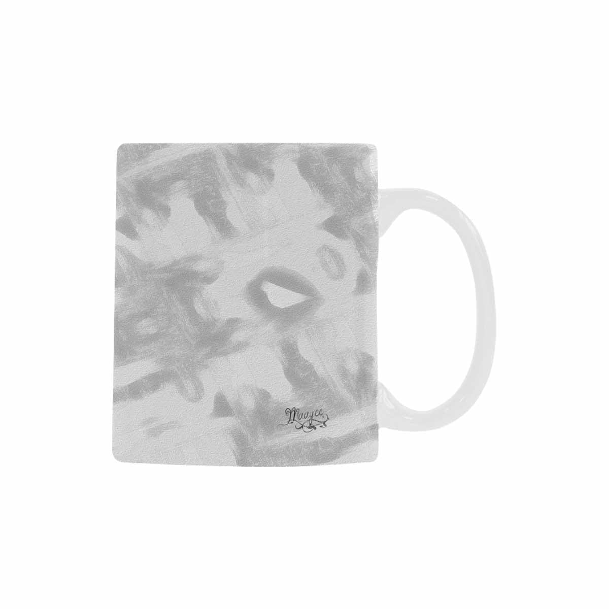 Quality Mug, coffee mug, tea cup, B & W Abstract, Set 1, design 100