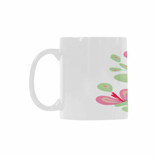 Quality Mug, coffee mug, tea cup, Bright florals, Set 2, design 61