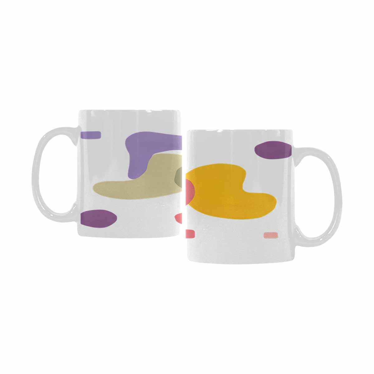 Quality Mug, coffee mug, tea cup, Bold Abstract, Set 1, design 8