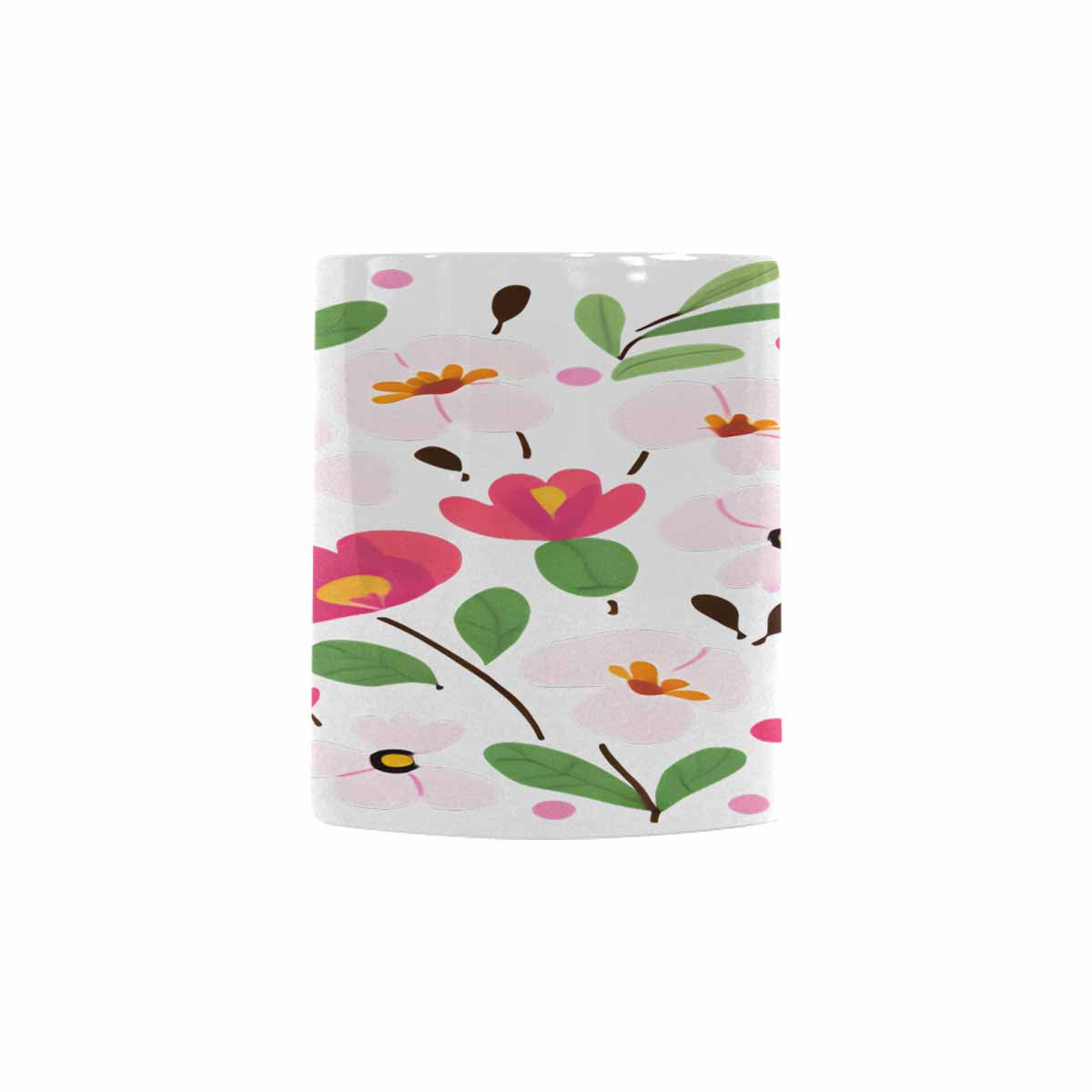 Quality Mug, coffee mug, tea cup, Bright florals, Set 2, design 50