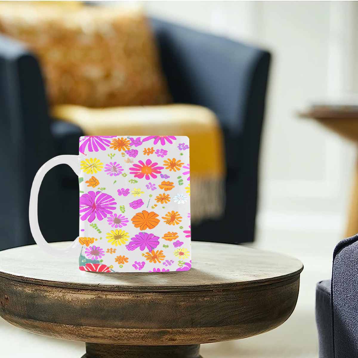 Quality Mug, coffee mug, tea cup, Set 1A, Mixed Floral design 15