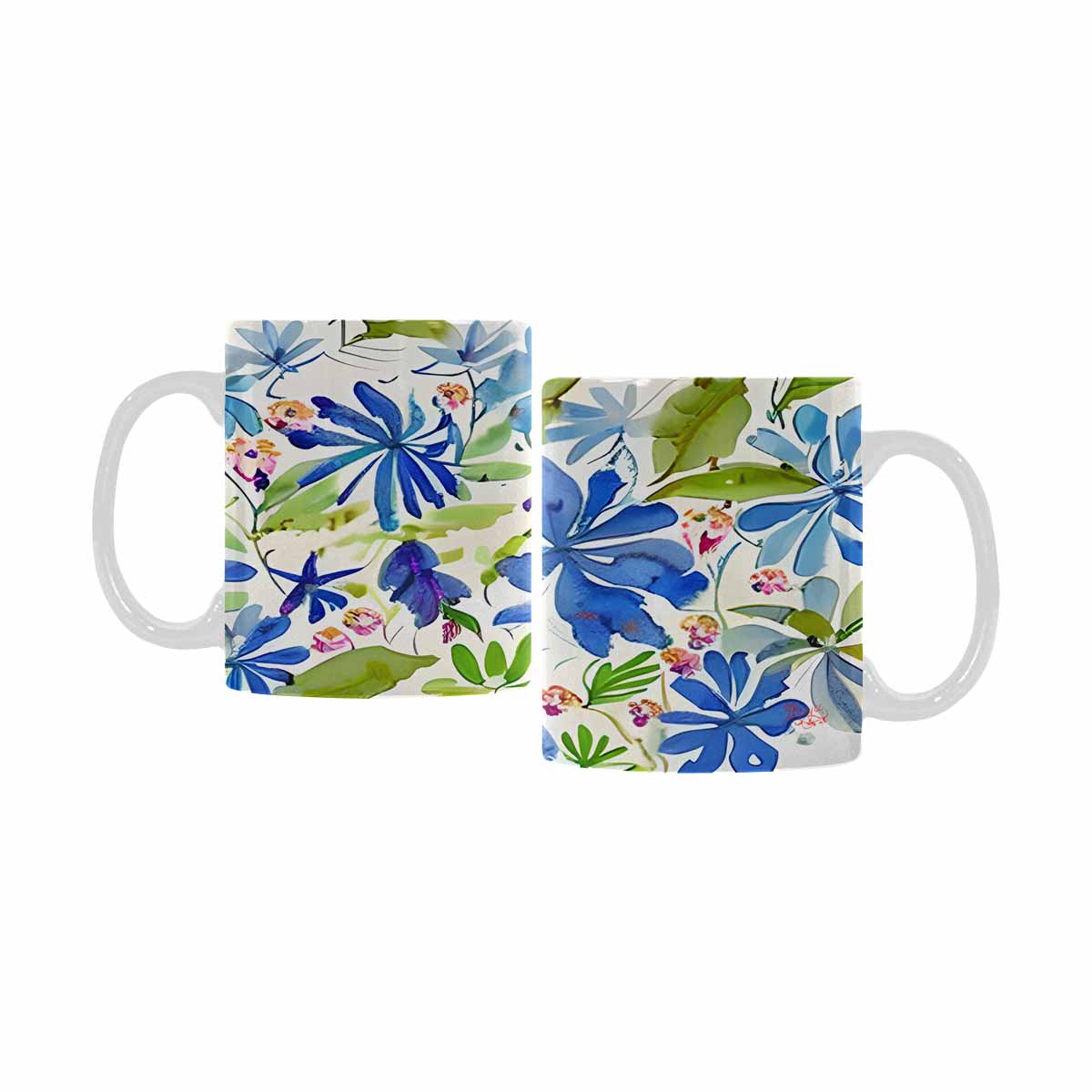 Quality Mug, coffee mug, tea cup, Bright florals, Set 1, Design 36