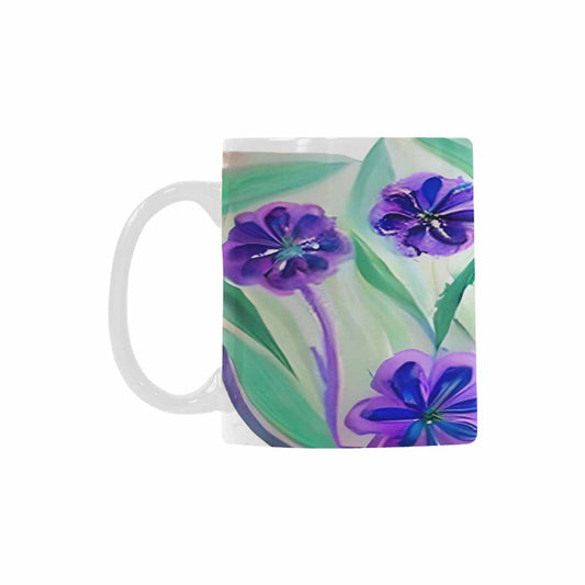 Quality Mug, coffee mug, tea cup, Bright florals, Set 1A, Design 64