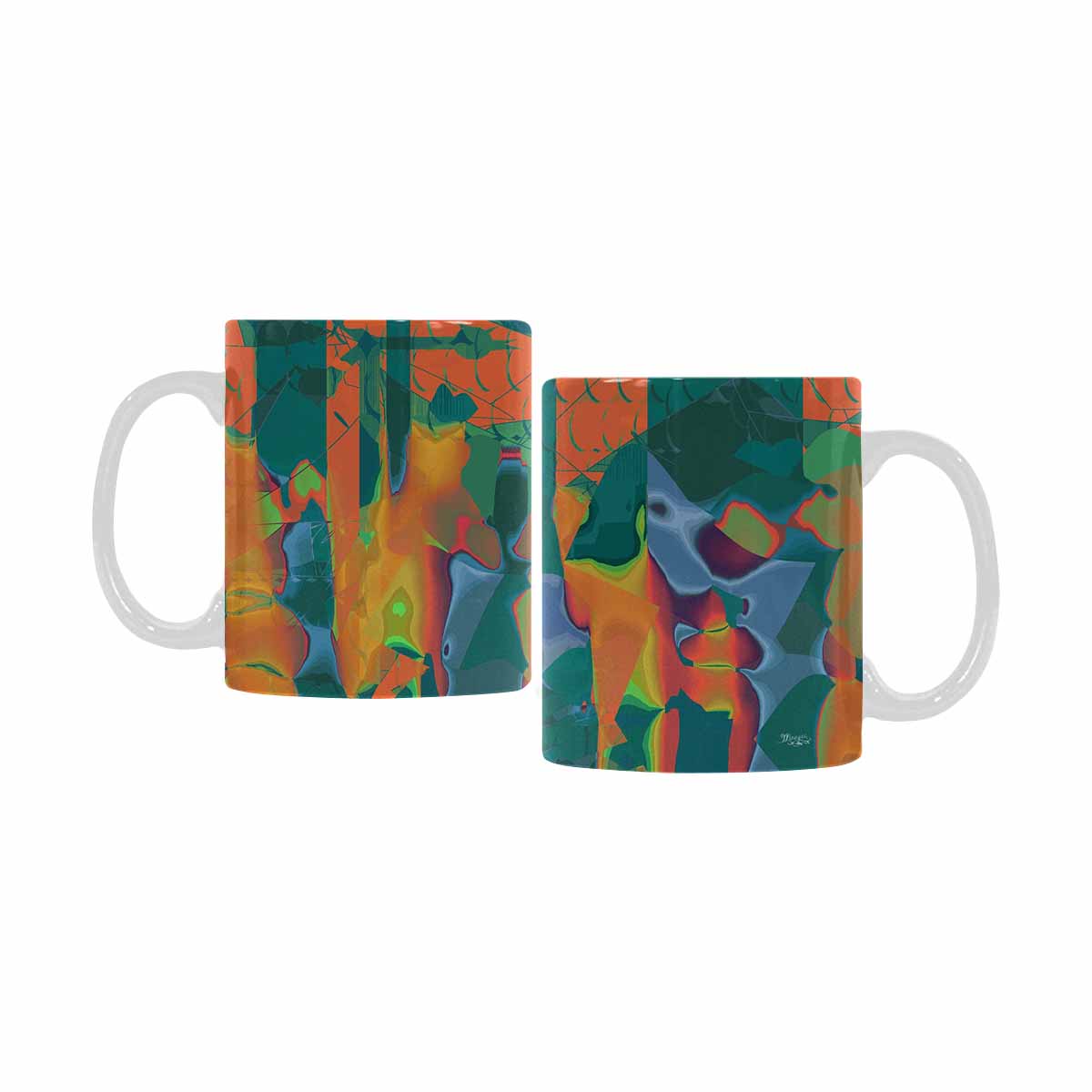 Unique Abstract design coffee mug, set 1, design 21