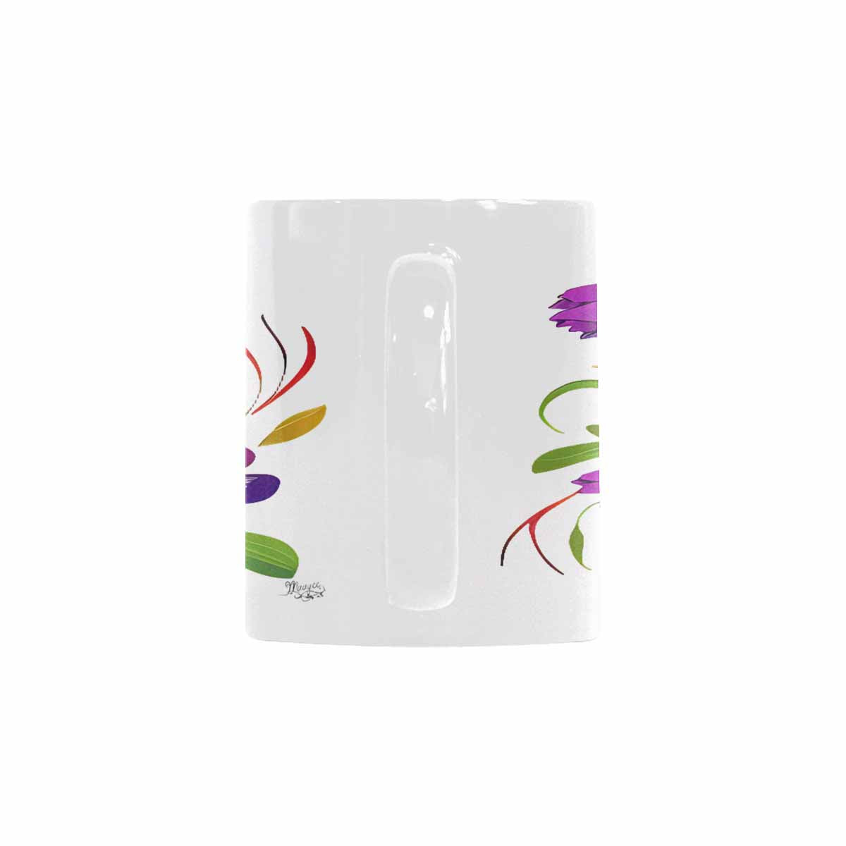Quality Mug, coffee mug, tea cup, Bright florals, Set 2, design 75