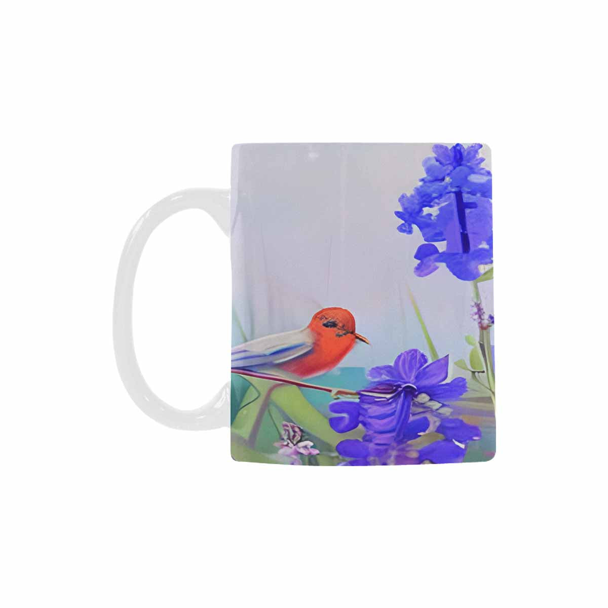 USA made Quality Mug, coffee mug, tea cup, Bright florals, Set 1, Design 87