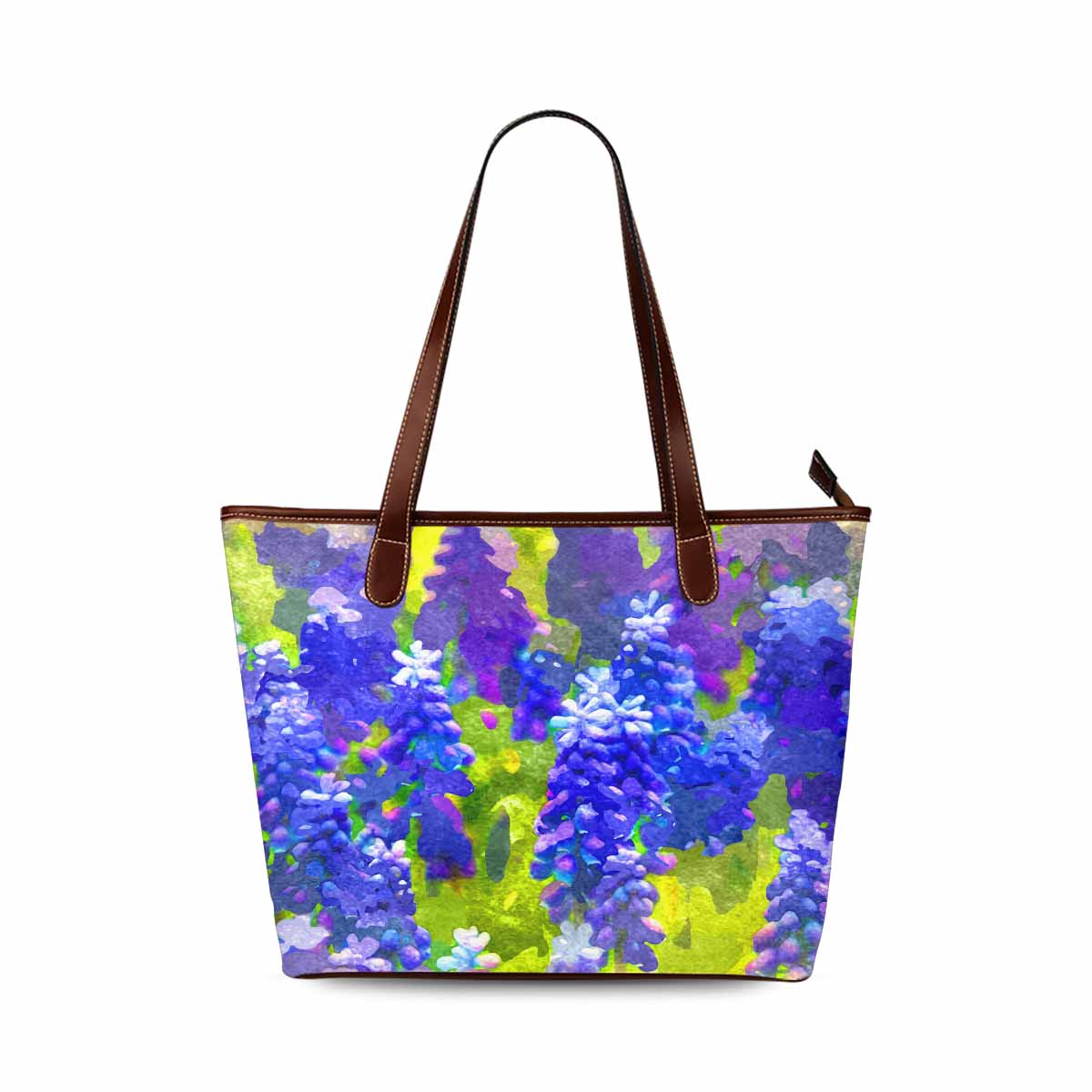 Classic Fabric handbag, watercolor floral, design 126