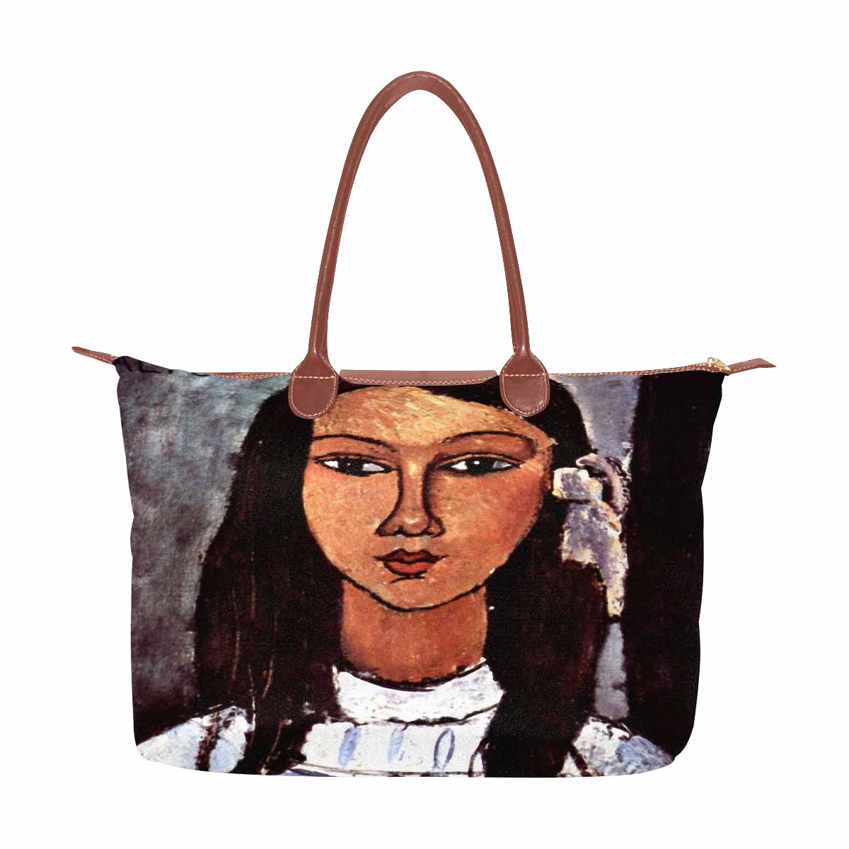 Classic handbag, Modigliani design, choice of 2 colors, Alice