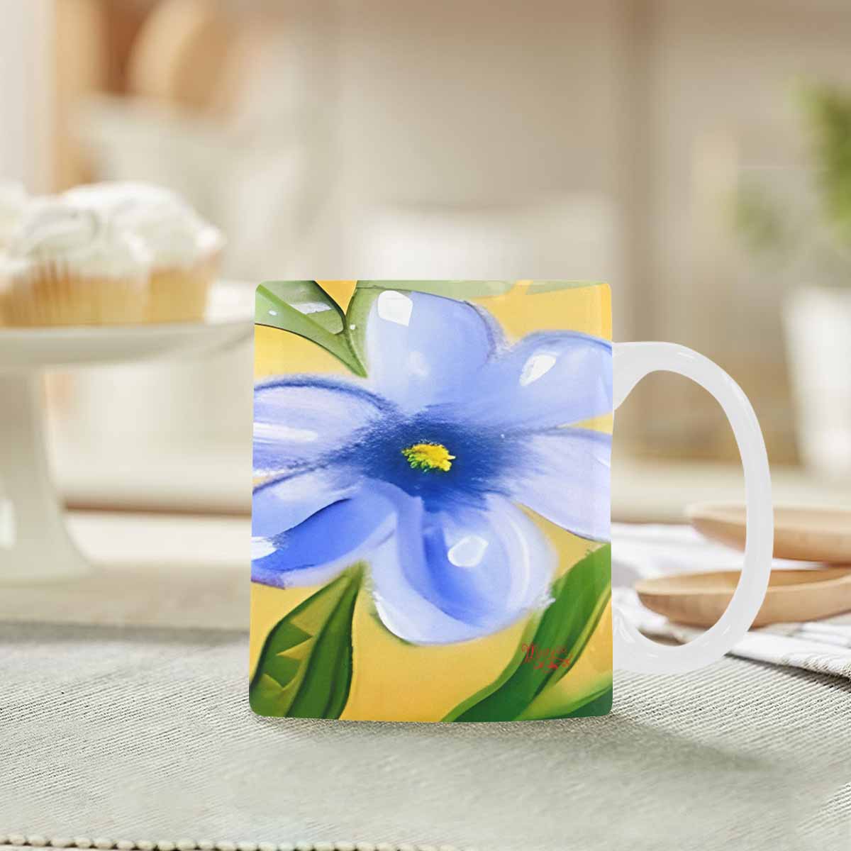 Quality Mug, coffee mug, tea cup, Bright florals, Set 1, Design 161