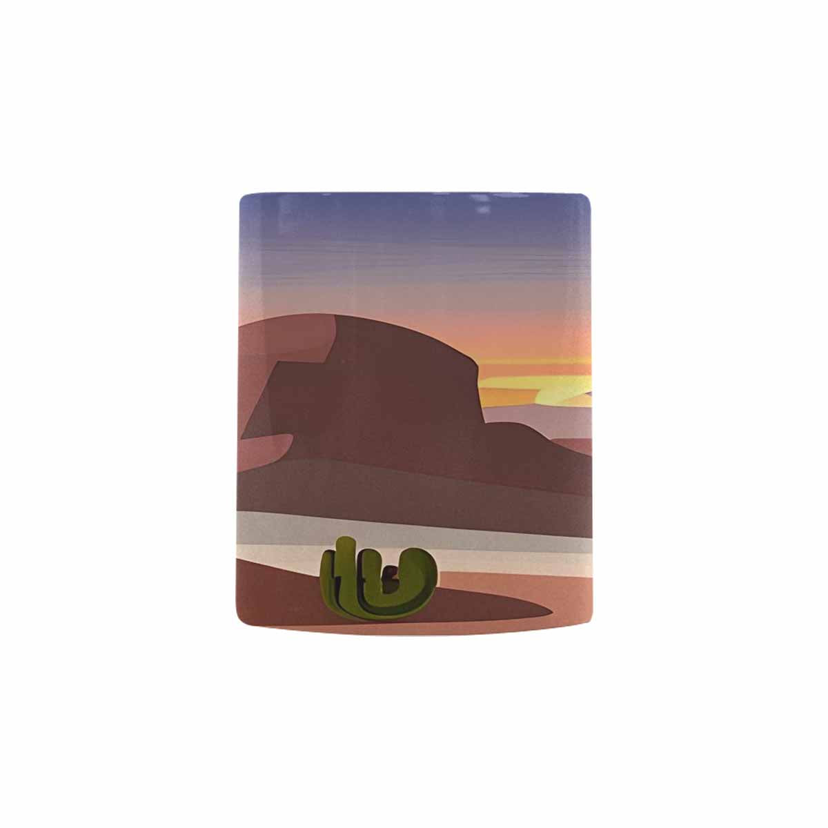 Coffee Mug, tea cup, desert scene, design 64