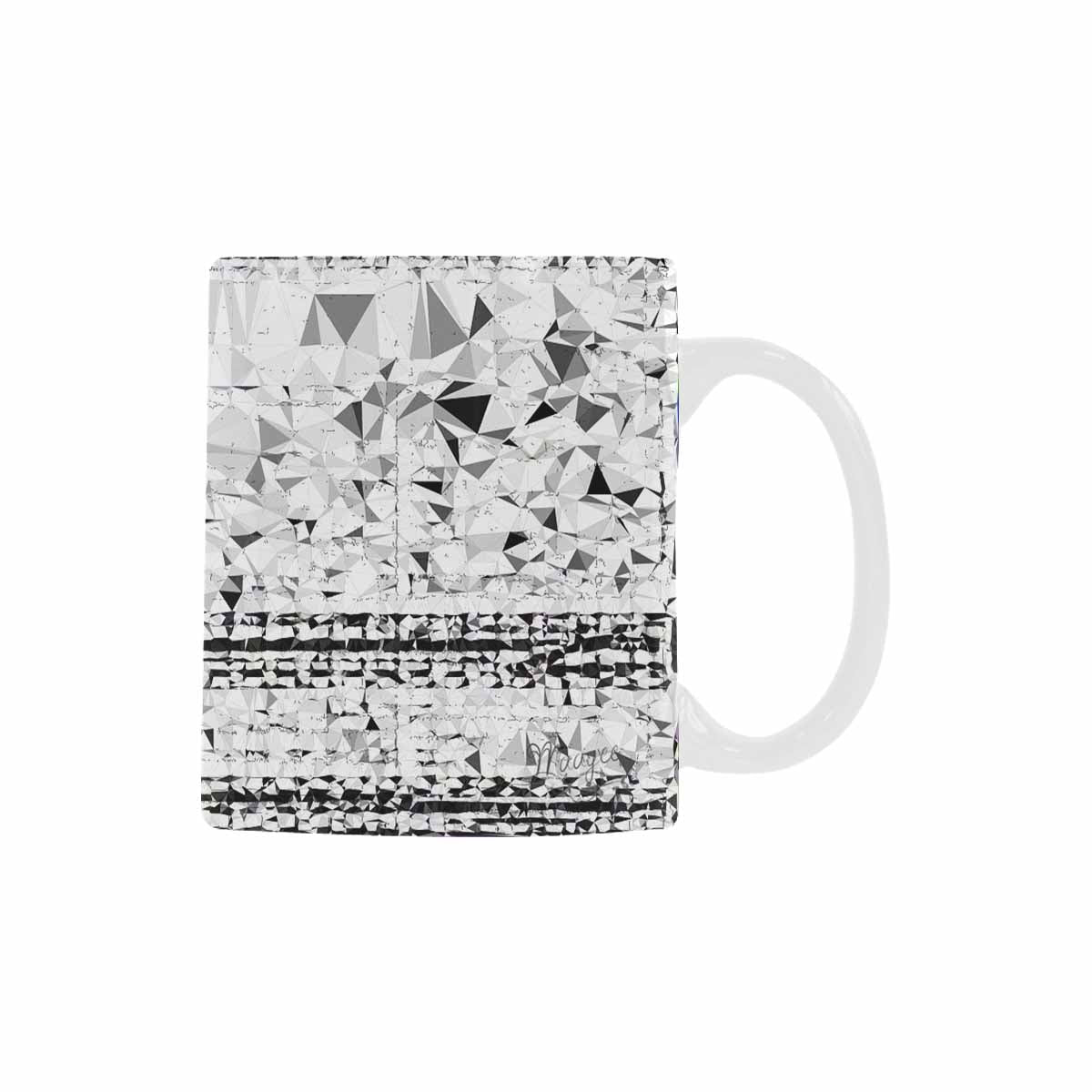 Quality Mug, coffee mug, tea cup, B & W Abstract, Set 1, design 115