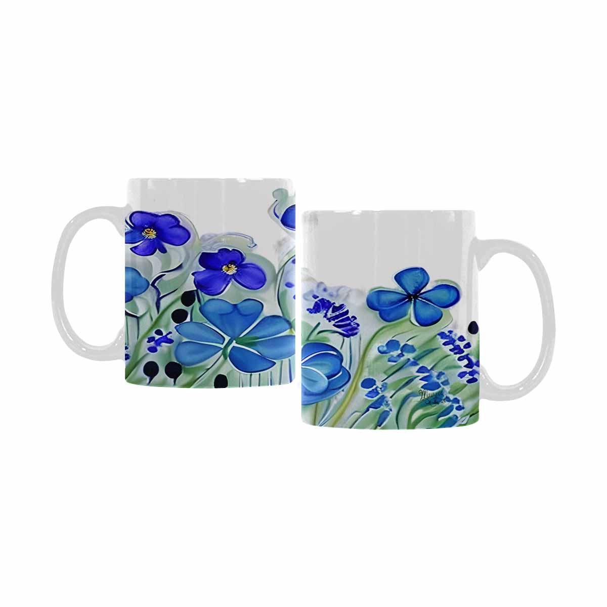 Quality Mug, coffee mug, tea cup, Bright florals, Set 1A, Design 78