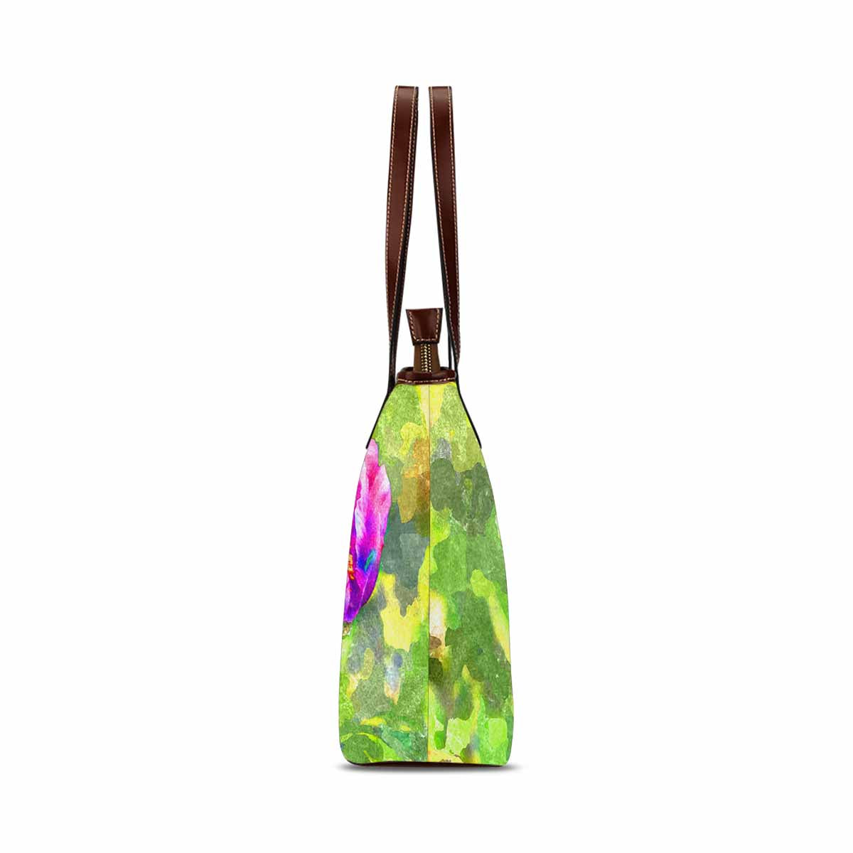 Classic Fabric handbag, watercolor floral, design 170